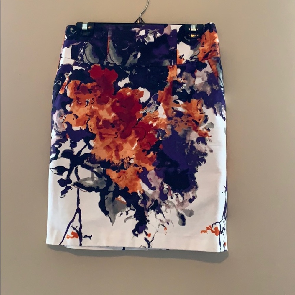 Water color pencil skirt